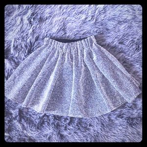 Glitter bitch mini skirt